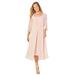 Plus Size Women's Midnight Dazzle Mesh Flyaway Dress by Catherines in Wood Rose Pink (Size 6X)