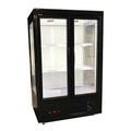 Cooler Depot 40 Qt. Commercial Flower Cooler, Glass in Black, Size 79.0 H x 48.0 W x 31.0 D in | Wayfair 2xfc2