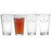 Susquehanna Glass Engraver Triple Monogram 16 oz. Pint Glass Glass | 5.75 H x 3.375 W in | Wayfair WAY-6416-2204-4