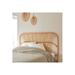 Tikamoon Colette Headboard Wood/Wicker/Rattan in Brown | 44 H x 63 W x 1 D in | Wayfair TKARAT13N-160