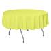 Eider & Ivory™ John Solid Color Round Tablecloth Polyester in Yellow | 60 W x 60 D in | Wayfair B35AB326F8F74055AAF924401FEA44FE