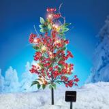 The Holiday Aisle® Artificial Holly Berry Decorative Garden Stake Resin/Plastic | 32 H x 11 W x 11 D in | Wayfair 103DE088119D452DBD03A18BC1065D6E