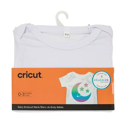 Cricut Baby Bodysuit Blank | 0-3 | White