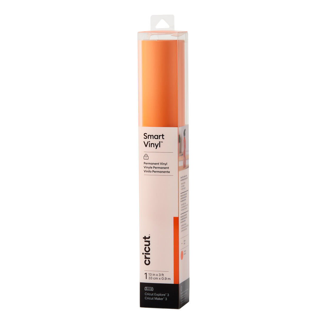 Cricut Smart Vinyl | Permanent | 3 ft | Orange