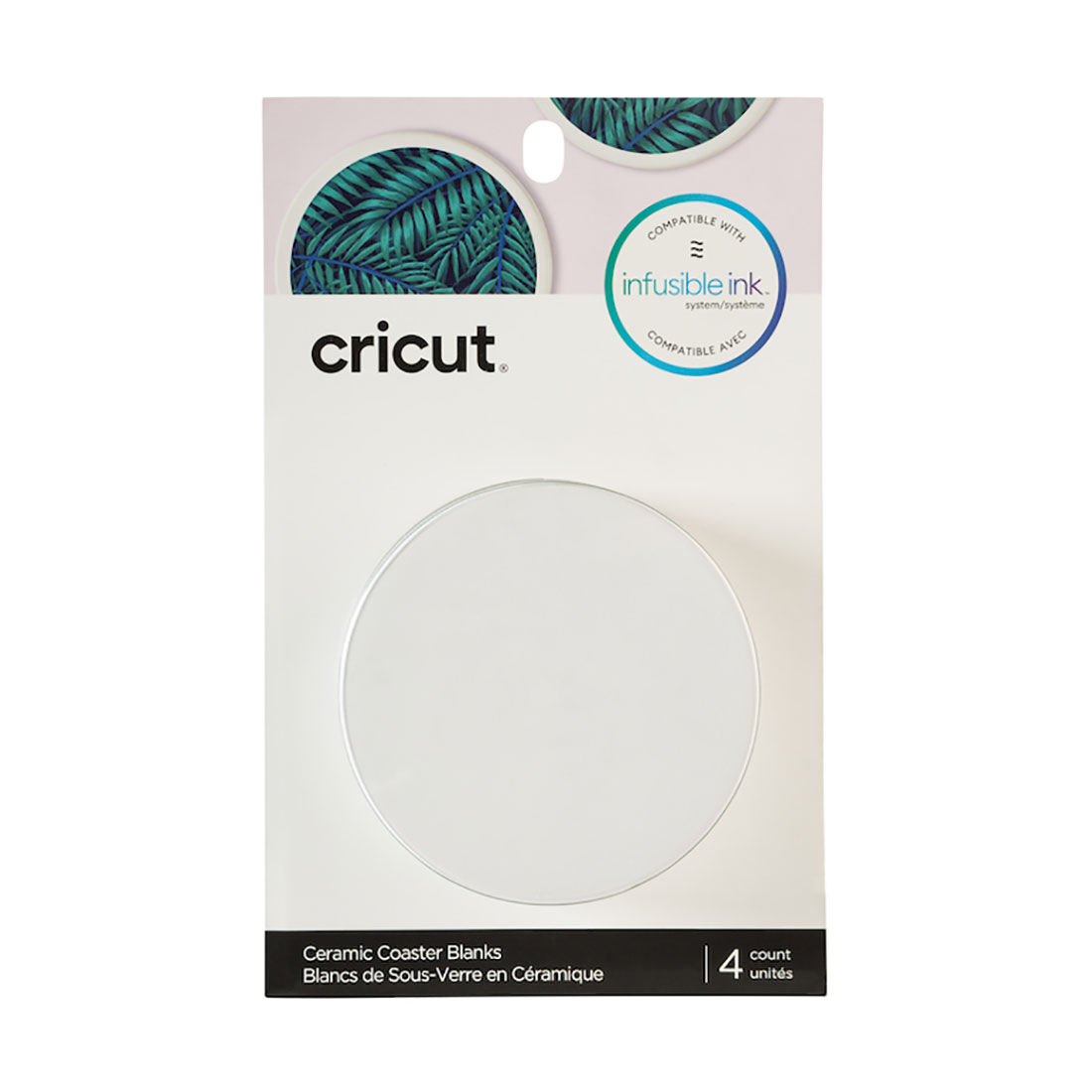 Cricut Coaster Blanks | Round | White