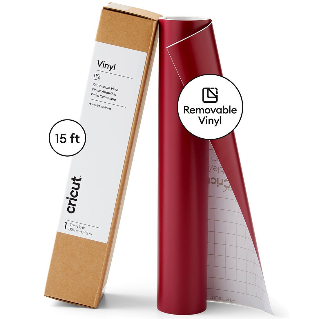 Cricut Vinyl | Removable | 15 ft | Wine