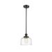 Innovations Lighting Bruno Marashlian Large Bell 8 Inch Mini Pendant - 916-1S-BK-G713-LED