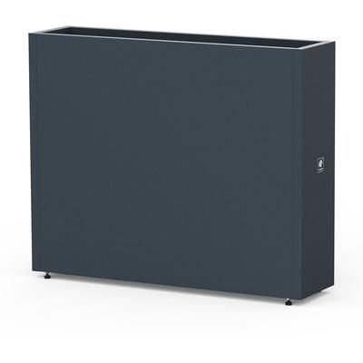 Metall Pflanzkübel, Blumenkasten, Hochbeet, schmal, anthrazit, 100 x 25 x 80 cm (l x b x h) Image