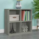 WAY BASICS 4 Cubby Bookshelf Cube Shelf Closet Organizer and Storage