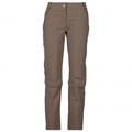 Vaude - Women's Farley Stretch Capri T-Zip Pants III - Zip-Off-Hose Gr 36 - Regular braun