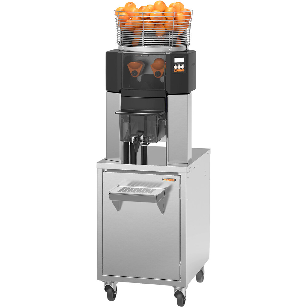 Zummo CC14C-N50 Z14 Nature Commercial Juicer with Service Cabinet - 16 Fruits / Minute - 110V