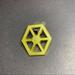 Disney Other | Disney Pin: Star Wars Pin, Tie Fighter | Color: Yellow/Gold | Size: Os