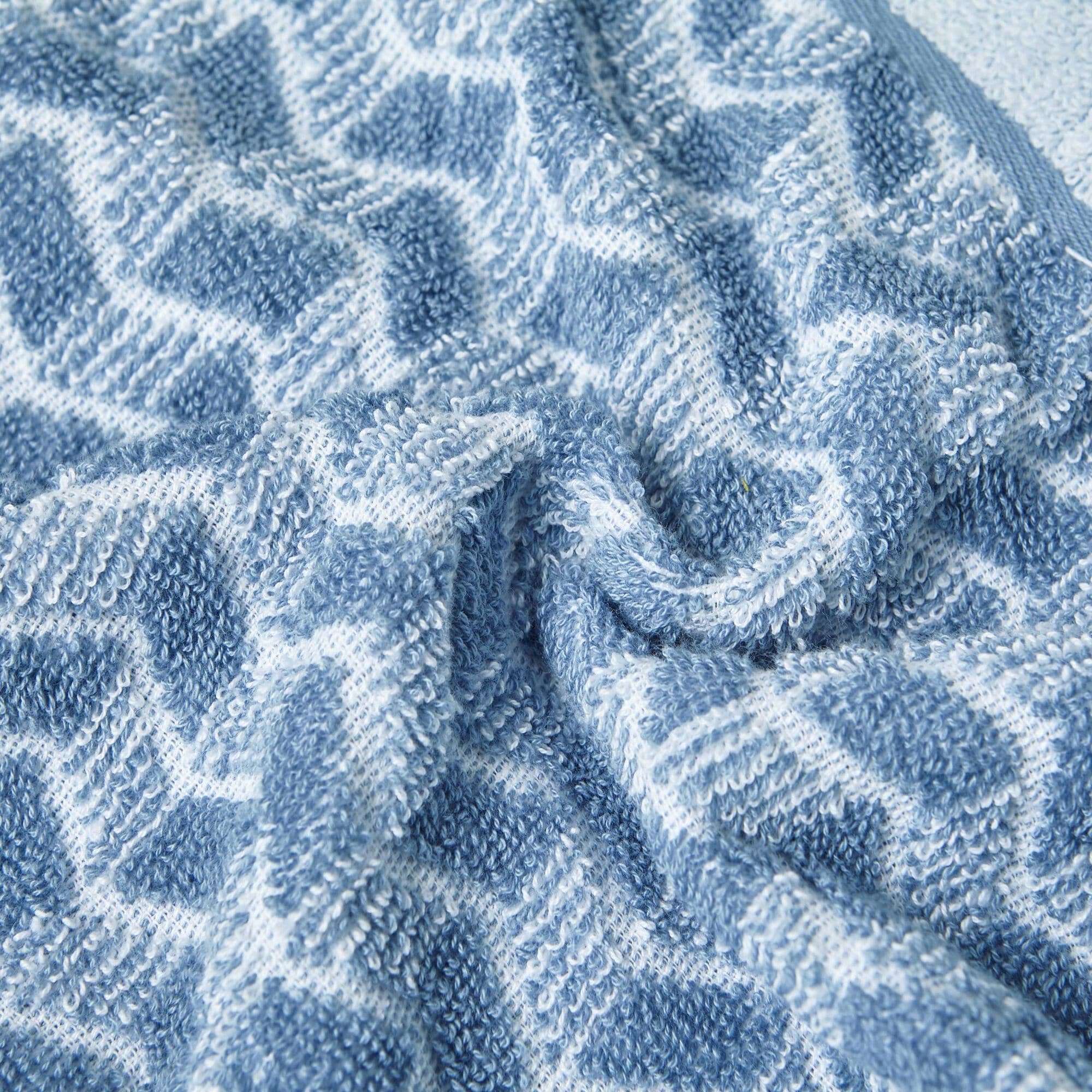Zane Jacquard Chevron Towel Set