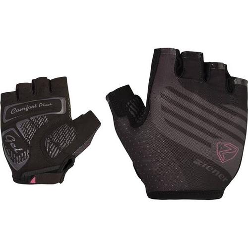 ZIENER Damen Fahrradhandschuh CLARETE lady bike glove, Größe 7,5 in Schwarz