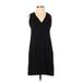 Banana Republic Casual Dress - A-Line: Black Solid Dresses - Women's Size 0