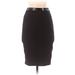 Elie Tahari Casual Skirt: Black Solid Bottoms - Women's Size 2