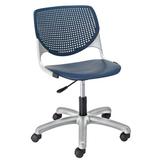 KFI Studios Kool Task Chair Upholstered, Steel in Gray | 35 H x 19.3 W x 22 D in | Wayfair TK2300-P03