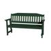 Buyers Choice All Weather Outdoor Bench - Poly Furniture Garden Bench w/ Back Plastic in Green | 36 H x 63 W x 19 D in | Wayfair 711-bench5.green