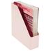 mDesign Desktop Organizer Magazine Holder Plastic in Pink | 10.7 H x 3 W x 10 D in | Wayfair 04378MDO