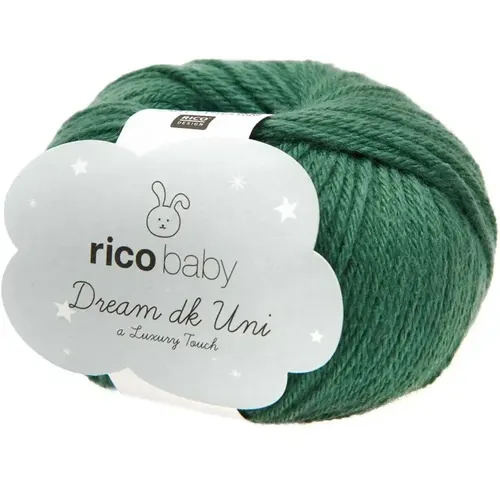 Rico Design Baby Dream dk - 20 moos, Babywolle, 50g grün