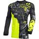 O'NEAL | Motocross-Jersey Langarm | MX Enduro | Gepolsterter Ellbogenschutz, V-Ausschnitt, atmungsaktiv | Element Jersey Ride für Herren | Erwachsene | Schwarz Neon-Gelb | Größe XL