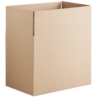 Lavex 18 1/2" x 12 1/2" x 14" Kraft Corrugated RSC Shipping Box - 20/Case