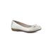 Women's Cheryl Ballet Flat by Cliffs in Platino Metallic (Size 11 M)