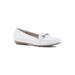 Wide Width Women's Cliffs Glowing Flat by Cliffs in White Smooth (Size 8 W)