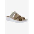 Extra Wide Width Women's Sawyer Sandal by Drew in Natural Combo (Size 8 WW)