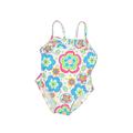 Plaid Fish One Piece Swimsuit: White Hearts Sporting & Activewear - Size 18 Month