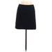 Express Casual Mini Skirt Mini: Black Solid Bottoms - Women's Size Medium