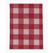 ULLI HOME Chico Low Pile Carpet Straight Rectangular Chair Mat in Red | 60 H x 84 W x 84 D in | Wayfair Chico_Red_(5x7)_60x84