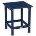 Outsunny Plastic Outdoor Side Table Plastic in Blue | 18 H x 15 W x 15 D in | Wayfair 84B-674BU