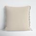 Joss & Main Sharron Square 100% Linen Pillow Down/Feather in Gray | 20 H x 20 W x 6 D in | Wayfair 0741BF79868945029E4A1B7D61B90D0E