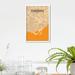 17 Stories Toronto City Map Graphic Art In Vintage Paper in Orange | 17 H x 11 W x 0.05 D in | Wayfair 295E30B33F1D4DB0AB9A1C0DF5C058A4