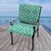 Bungalow Rose 21" x 44" Outdoor Chair Cushion w/ Ties & Loop Polyester | 3.5 H x 21 W x 20 D in | Wayfair B7CCA9C6188141D4B71E1D2309668998
