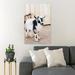 Gracie Oaks White & Black Goat Kid 1 - 1 Piece Rectangle Graphic Art Print On Wrapped Canvas in Black/White | 14 H x 11 W in | Wayfair