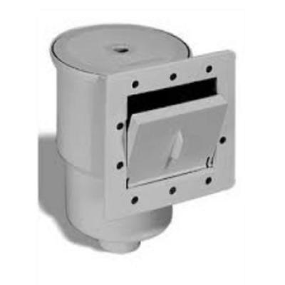 11.5" Gray HydroTools ABS Thru-Wall Skimmer for Above-Ground Pool