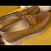 Anthropologie Shoes | Anthropologie Leather Loafers, Size 37/Us 7 | Color: Tan | Size: European 37