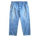 Carhartt Jeans | Carhartt Men's Relaxed Fit Tapered Leg Distressed Jeans Sz 44x30 Blue | Color: Blue | Size: 44 X 30