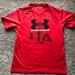 Under Armour Shirts & Tops | Boys Large Under Armour Short Sleeve Shirt | Color: Red | Size: Lb