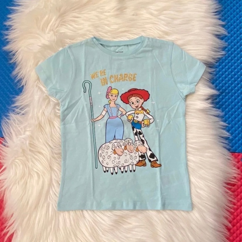 Disney Shirts & Tops | Girl Clothes Toy Story T-Shirt Size 5t | Color: Blue | Size: 5tg