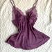 Victoria's Secret Intimates & Sleepwear | New Very Sexy Chantilly Lace Babydoll Slip | Color: Pink/Purple | Size: Xs