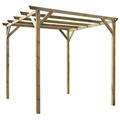 Pergola carré - 300 x 300 x h. 246 cm + 4 supports - Passage 254 cm + 4 supports - Jardipolys