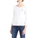 Levi's Damen Long-Sleeve 2-Pack Tee T-Shirt,White +/White +,L