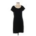 Banana Republic Casual Dress - Shift: Black Solid Dresses - Women's Size Small