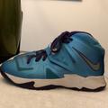 Nike Shoes | Nike Air Lebron James Soldier Basketball Sneakers Mens-Boys (Teens) Size 6.5y | Color: Blue/Purple | Size: 6.5