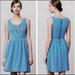 Anthropologie Dresses | Anthropology Maeve Caldera Blue & White Polka Dot Dress Size Large Euc | Color: Blue/White | Size: L