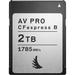 Angelbird 2TB AV Pro MK2 CFexpress 2.0 Type B Memory Card AVP2T0CFXBMK2
