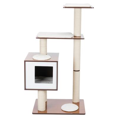 Avoca Wooden Cat Tower Scratching Post by TRIXIE i...